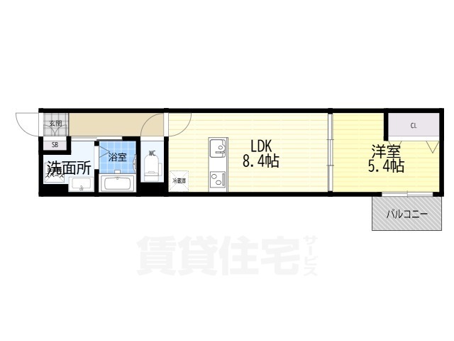 ＪＲ東海道本線 ＪＲ総持寺駅 徒歩7分 3階建 新築の間取り写真