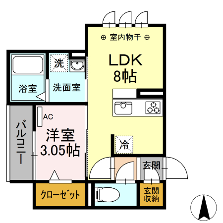 グランヴィア加納徳川の間取り写真