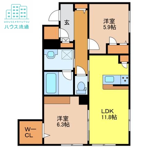 ALSTROMERIAの間取り写真