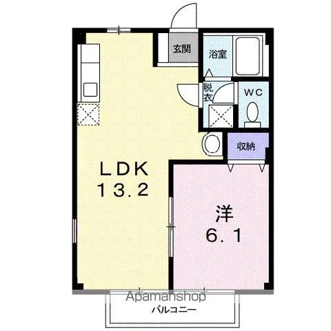 名鉄小牧線 味美駅 徒歩37分 2階建 築33年の間取り写真