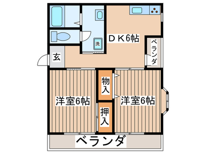 メイトチヨダの間取り写真
