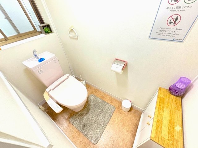 トイレ　ゆったりとした空間のトイレです
