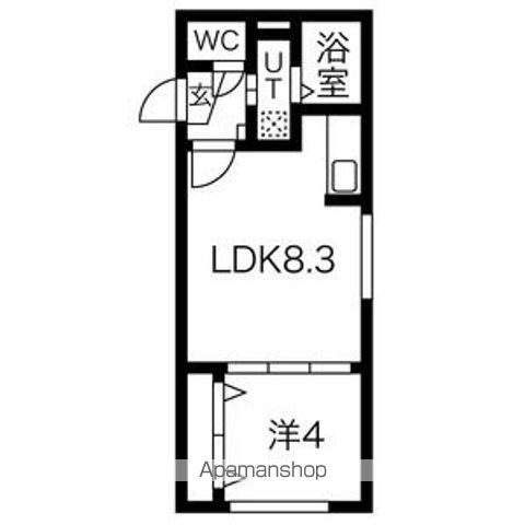 地下鉄東西線 バスセンター前駅 徒歩4分 5階建 築12年の間取り写真