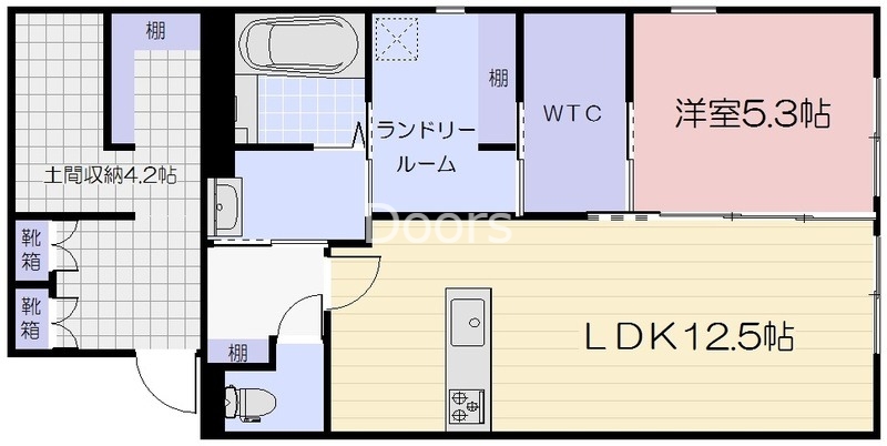 ＪＲ宇野線 大元駅 徒歩21分 2階建 新築の間取り写真