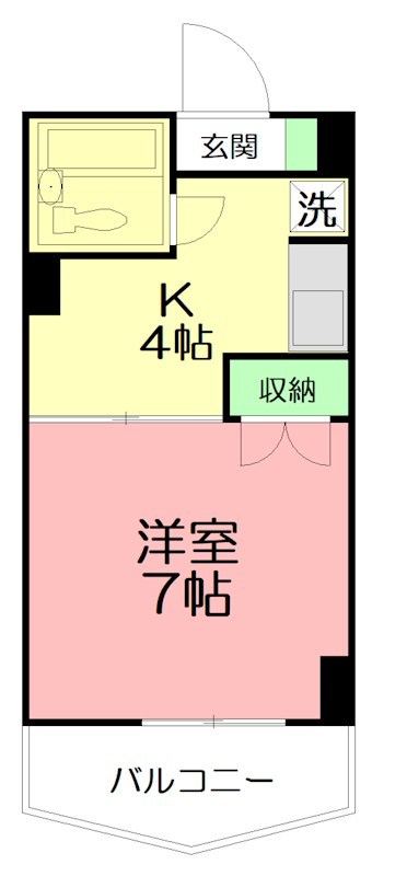 厚木メゾンドパンセの間取り写真