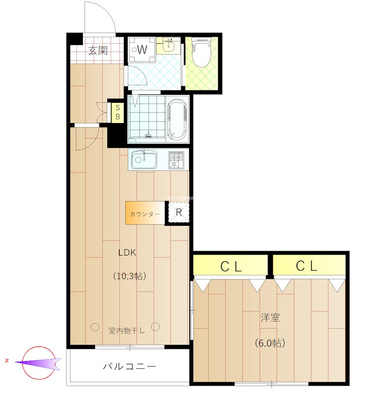 Maison de la lumiereの間取り写真
