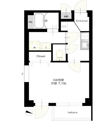 b CASA K.Higashijujoの間取り写真