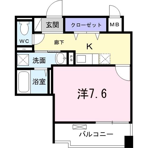 クレシア横浜山手の間取り写真