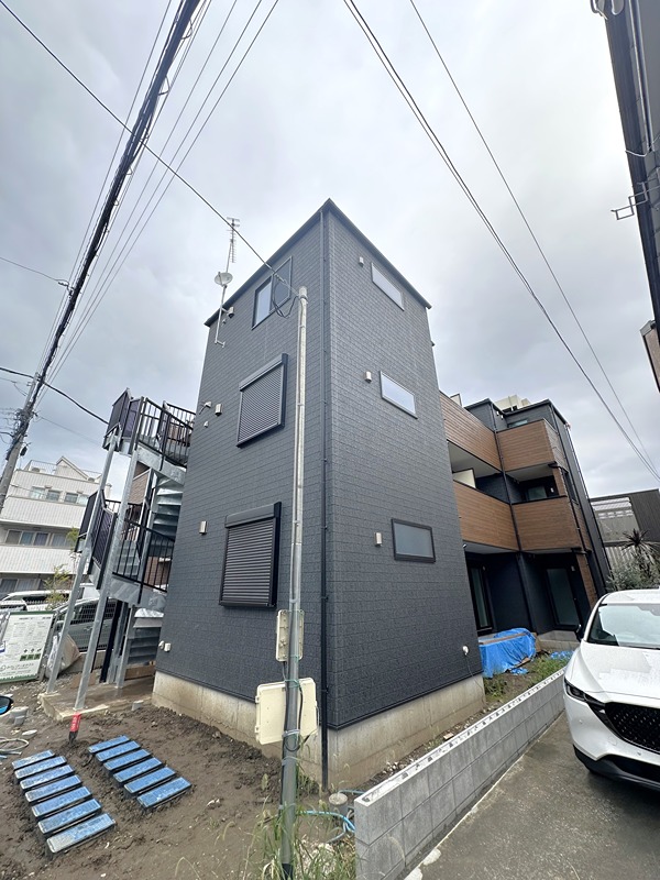 建物外観　建築中の賃貸アパート！