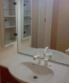 洗面設備　別タイプ部屋　参考写真です