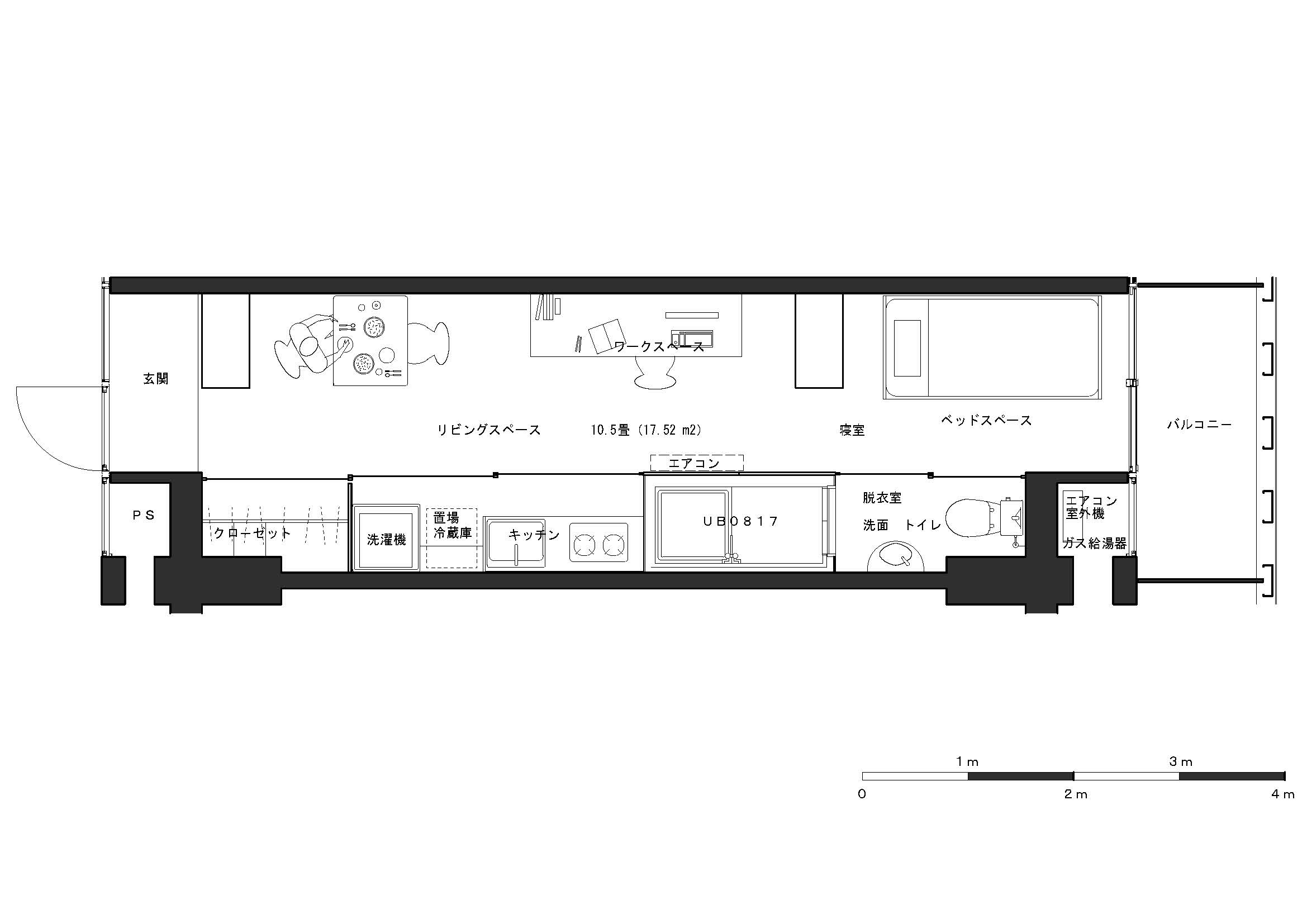 S-COURTの間取り