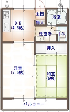 アーバンシティ末広の間取り