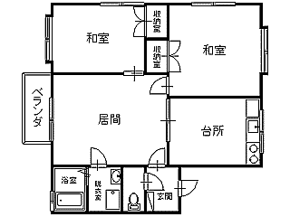 メゾンライトハウスの間取り