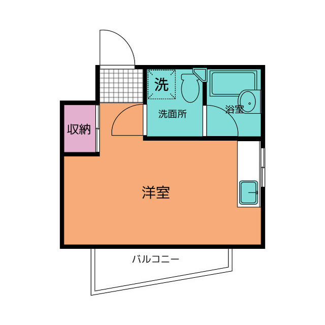 フクヤハイツの間取り