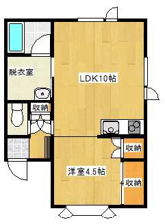 プチシャトーの間取り