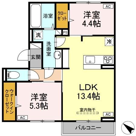 ディアライズ古川町一丁目の間取り