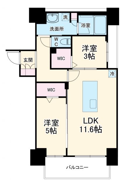 アーバネックス南新町の間取り