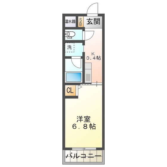 ラフォーレ別名の間取り