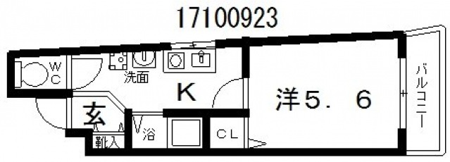 大阪府大阪市東住吉区北田辺６（マンション）の賃貸物件の間取り