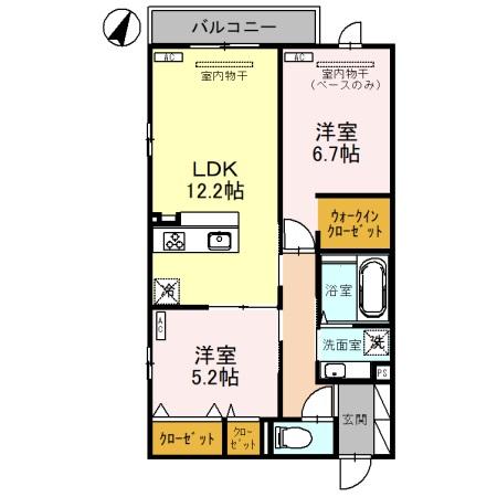 【D-residenec浅野本町の間取り】