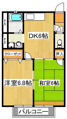 カタンクローバーIIの間取り