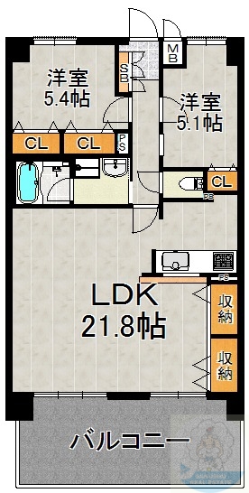 ファミーユ南長崎弐番館の間取り