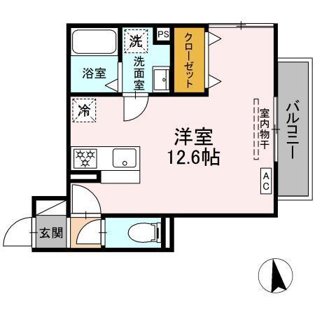 Ｄ－Ｈｉｌｌｓ城北IIの間取り