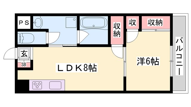 コーポラス神子岡の間取り