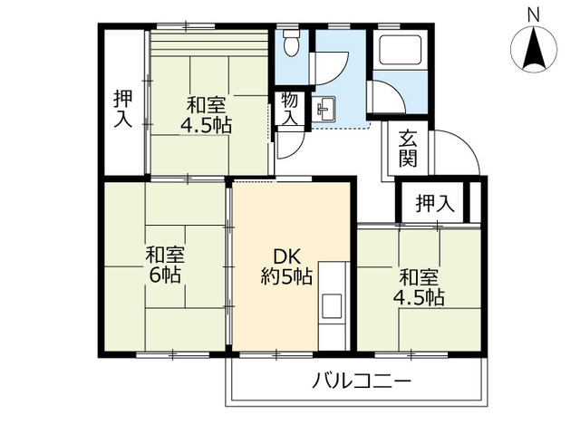 ＵＲ相生山の間取り