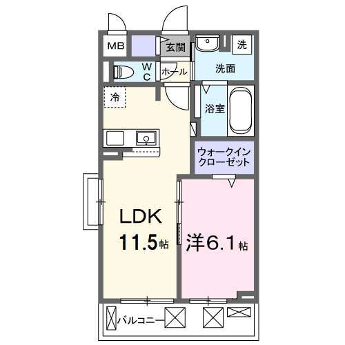 プルミエ　シェンの間取り