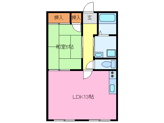 メゾン松阪弐番館の間取り