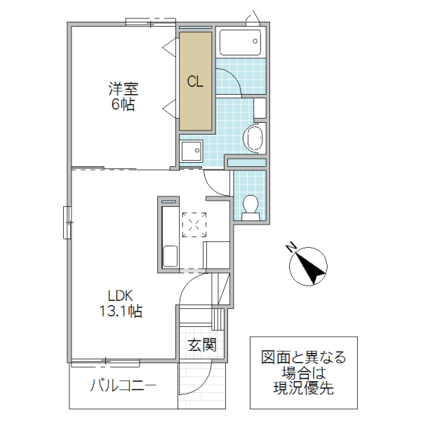 メゾン トライアングルの間取り