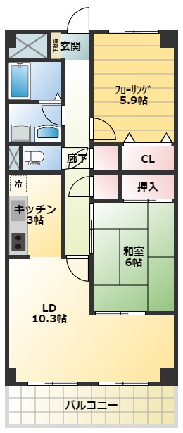 SOUTHWOOD(サウスウッド)の間取り