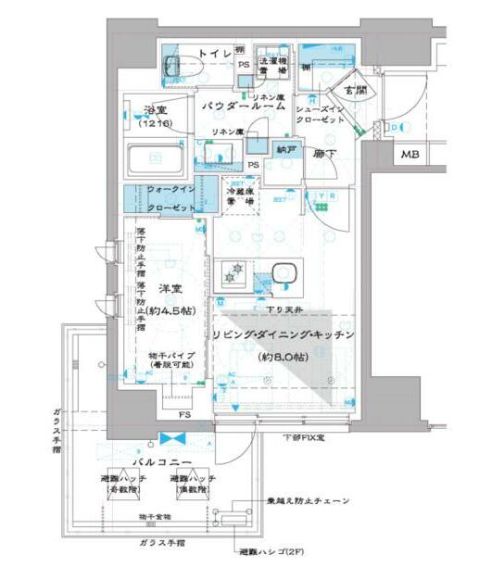 *板橋区中板橋 築浅マンションの間取り