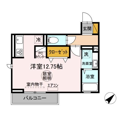 フランボワーズ中島の間取り