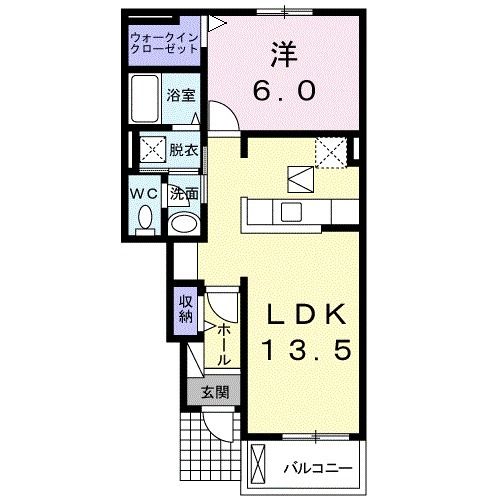 フレグランテ高田Ｂの間取り