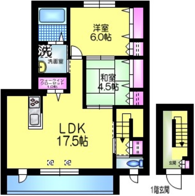 ＢＯＲＩＫＩひがしかさいの間取り