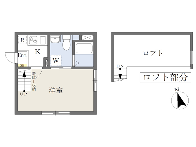 横浜市港北区鳥山町のアパートの間取り