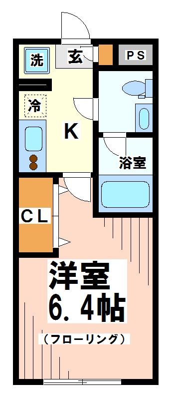 世田谷区上北沢のマンションの間取り