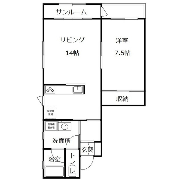 ルミネ武田の間取り