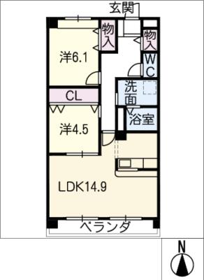 メゾンファミーユの間取り