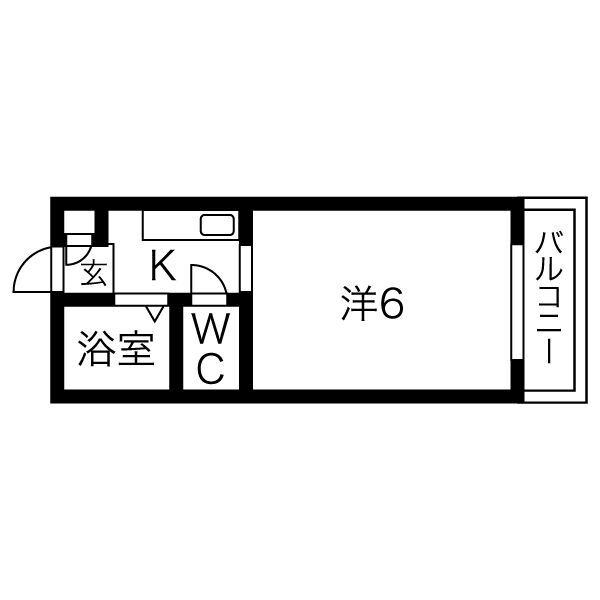 大宝高井田ル・グランの間取り