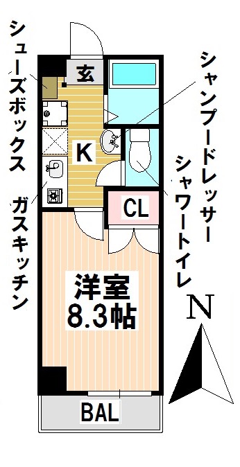 ヒルズ川名の間取り