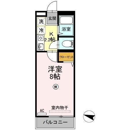 バウハウス弐番館の間取り