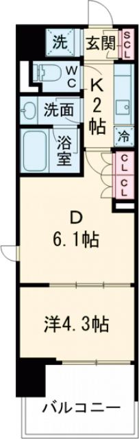 ブランシエスタ西馬込の間取り