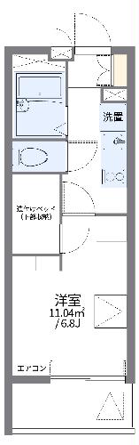 レオパレス新潟中央の間取り