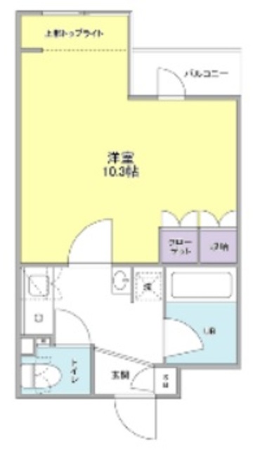 港区西麻布のマンションの間取り