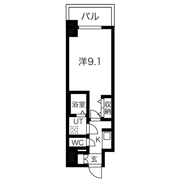 ファステート葵桜通リブレ(S-RESIDENCE葵三丁目)の間取り