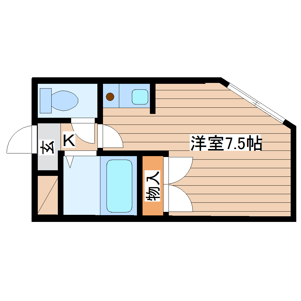 アイショウプラザ萩野町IIの間取り