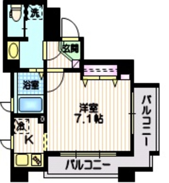 朝日マンションの間取り